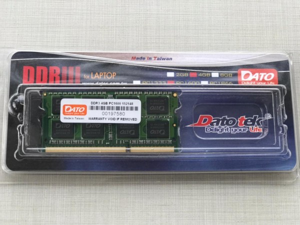 DATO DDR3 NOTEBOOK 8GB