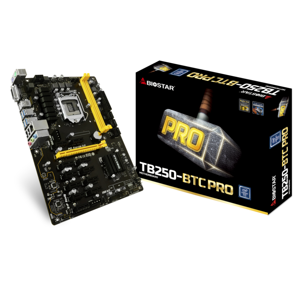 BIOSTAR MOTHERBOARD TB250-BTC PRO