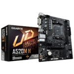 GIGABYTE MOTHERBOARD A520M H