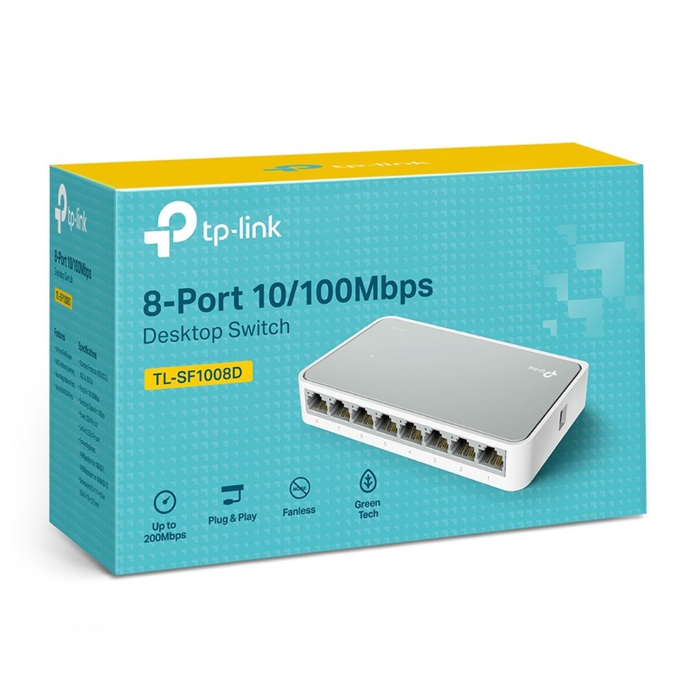 TP-LINK SWITCH 8PORTS |TL-SF1008D