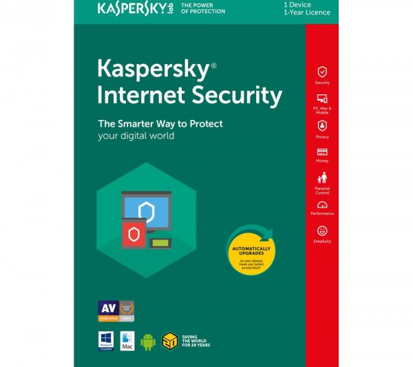 KASPERSKY INTERNET SECURITY REFILL CARD 4 USERS 1