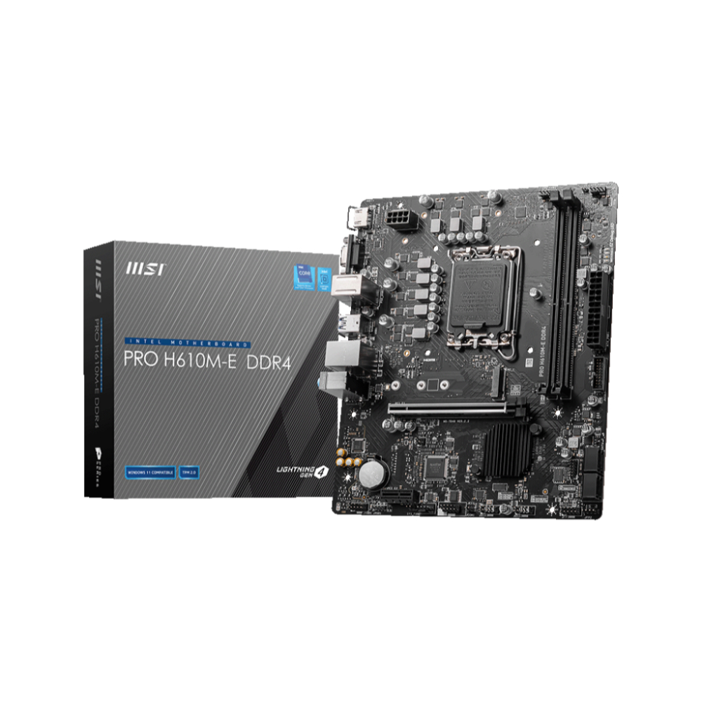 MSI MOTHERBOARD PRO H610M-E LGA 1700