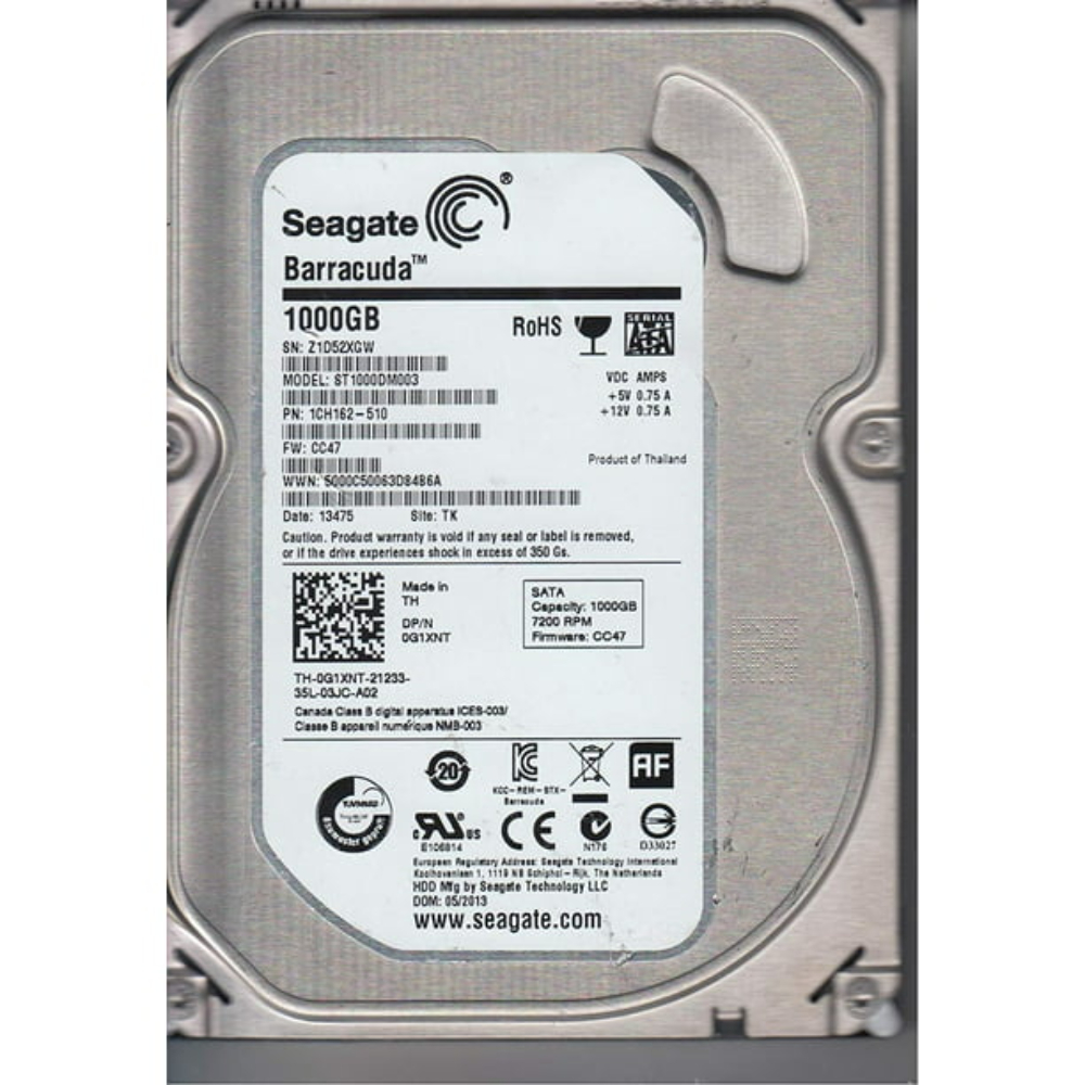 Seagate Barracuda 1TB Desktop HDD