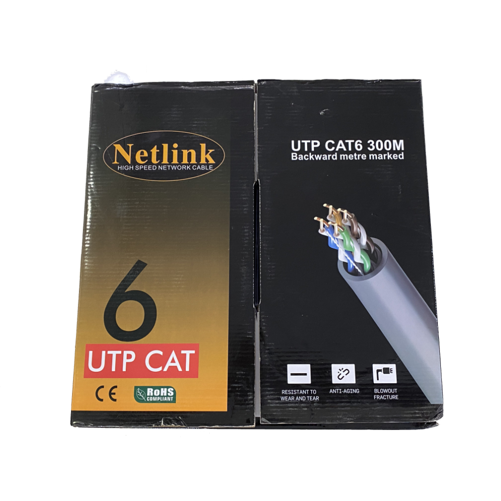 NETLINK UTP CABLE CAT6 300 METER INDOOR