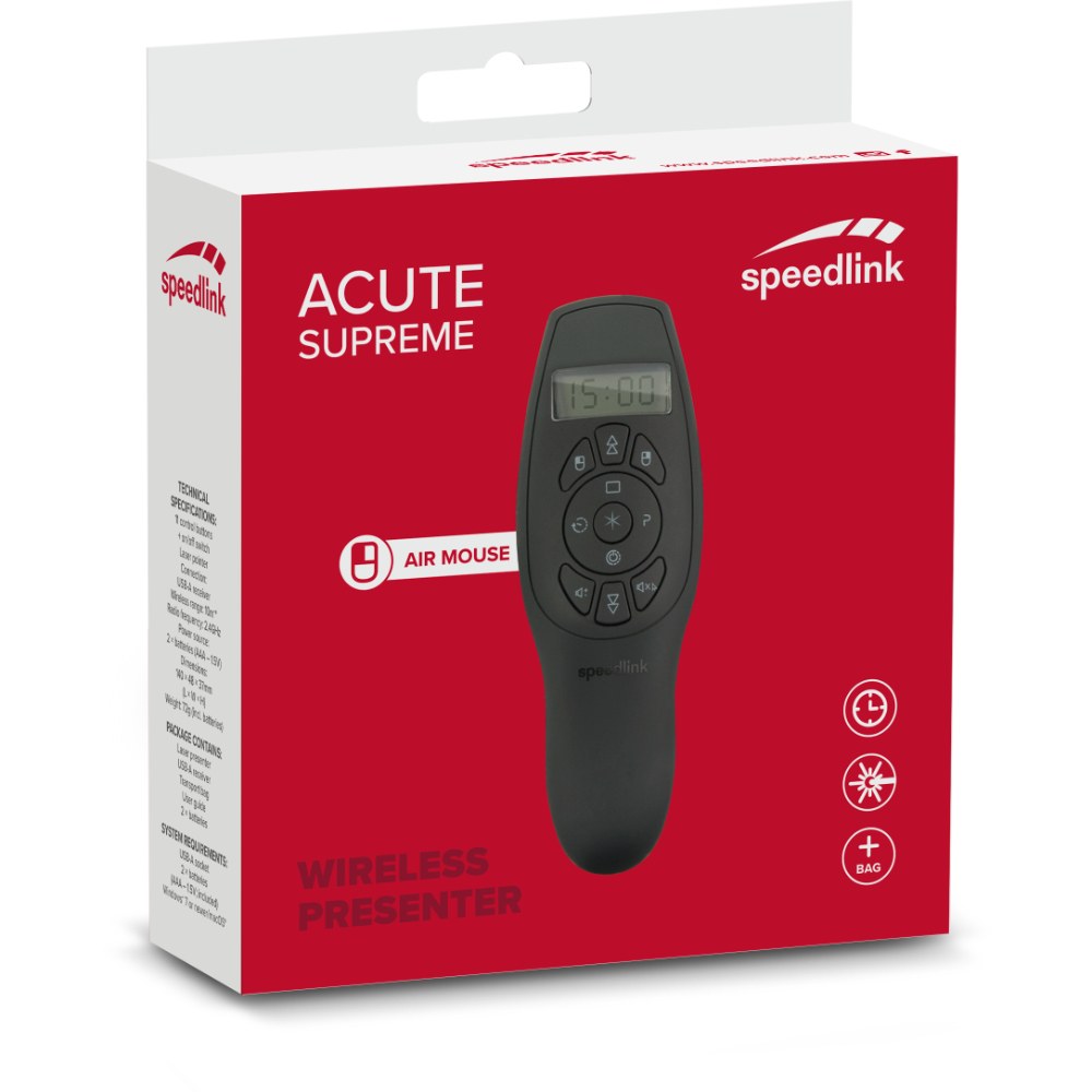 SPEEDLINK PRESENTER ACUTE SUPREME SL-600402-BK