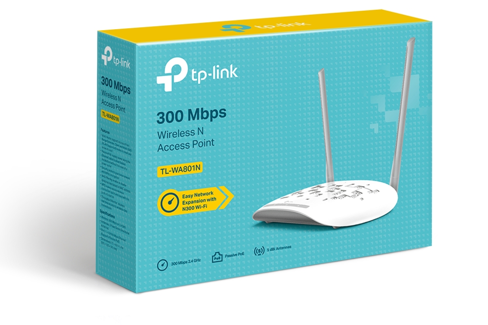 TP-LINK ACCESS POINT 2 ANTTENNAS TL-WA801N