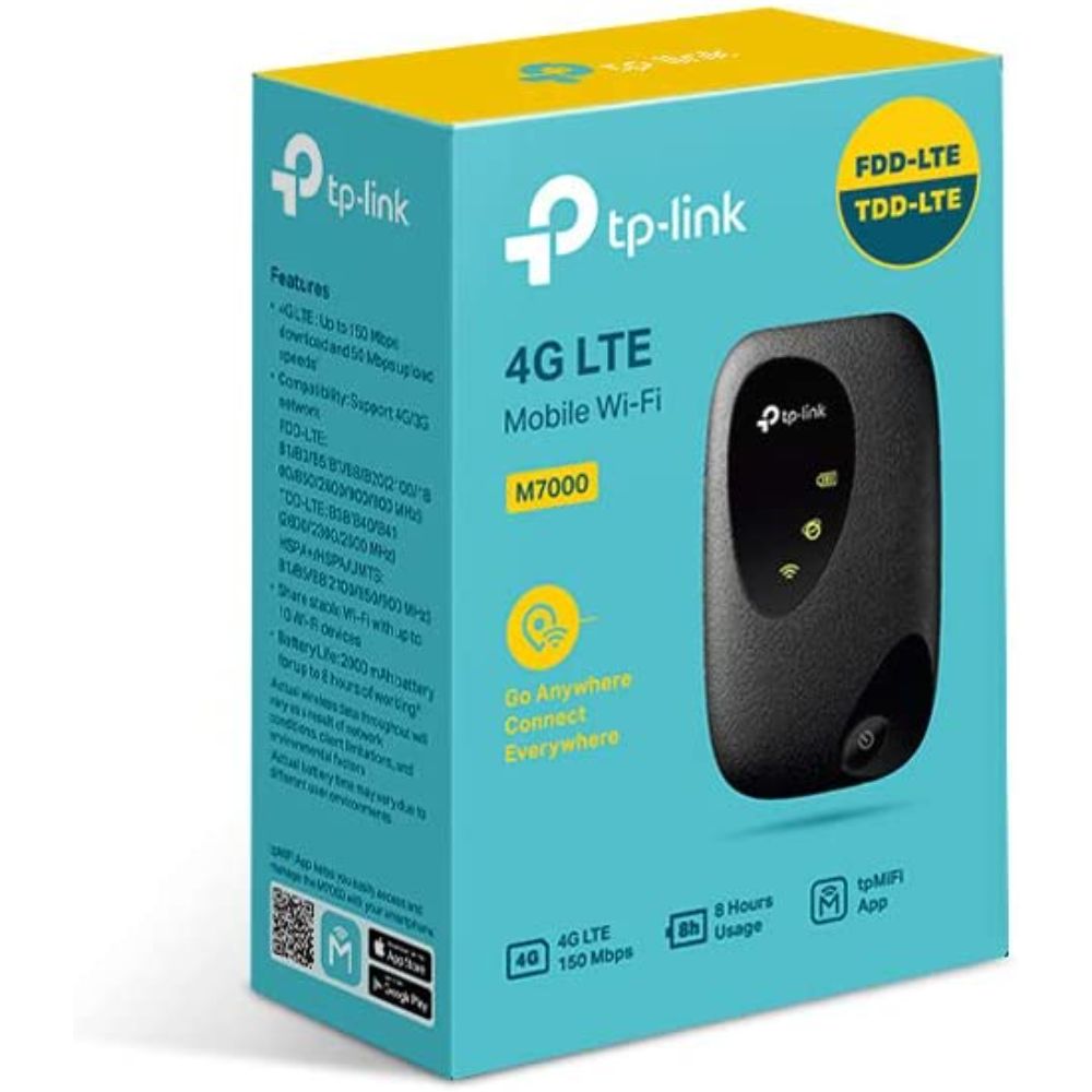 TP-LINK MODEM PORTABLE MOBILE ROUTER WIFI 4G LTE | M7000