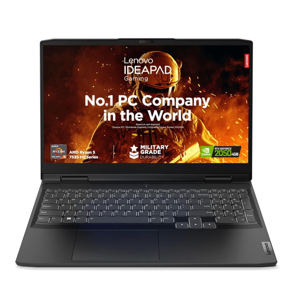 LAPTOP LENOVO IDEAPAD 3 – 15ACH6 – RYZEN 5 – 16GB DDR4 RAM – 512GB NVME – RTX2050-4GB – 15.6″