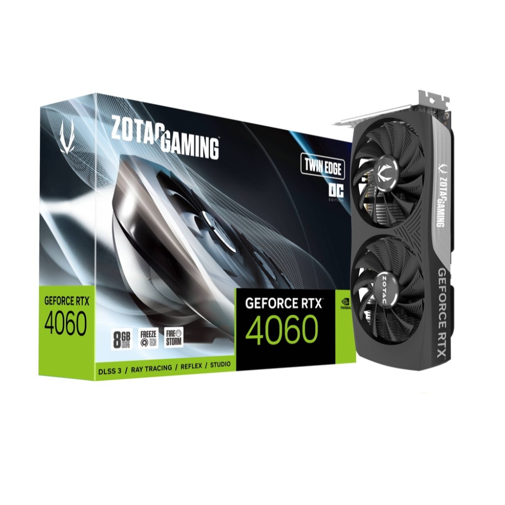 ZOTAC RTX4060-8GB GDDR6 GAMING TWIN EDGE