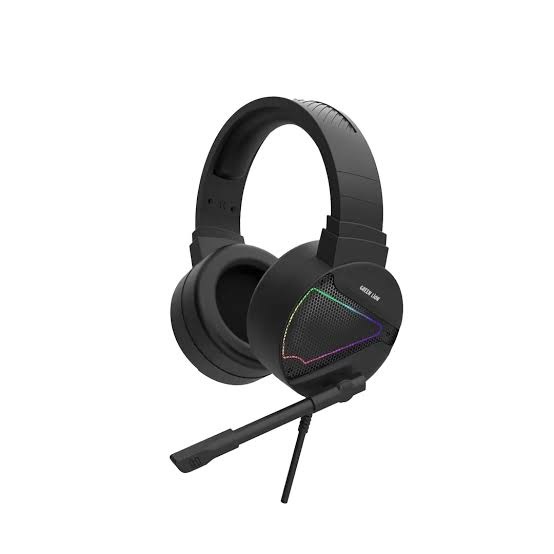 Green Lion GP27X Gaming Headset – 50mm Drivers, 3-Color LED, 3.5mm Jack