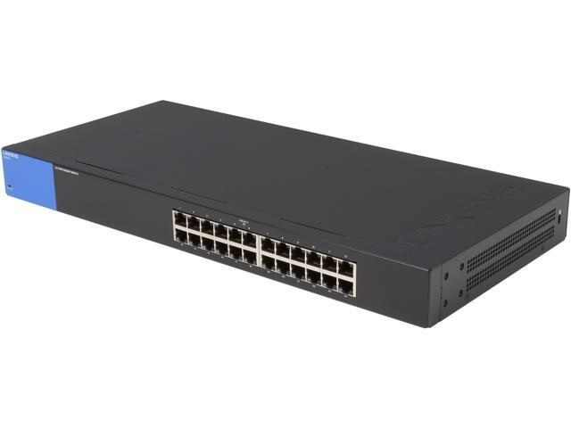 Linksys LGS124 24-Port 1000Mbps Gigabit Unmanaged Switch
