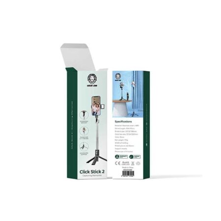 Green Lion Click Stick 2 – Bluetooth Selfie Stick with Tripod