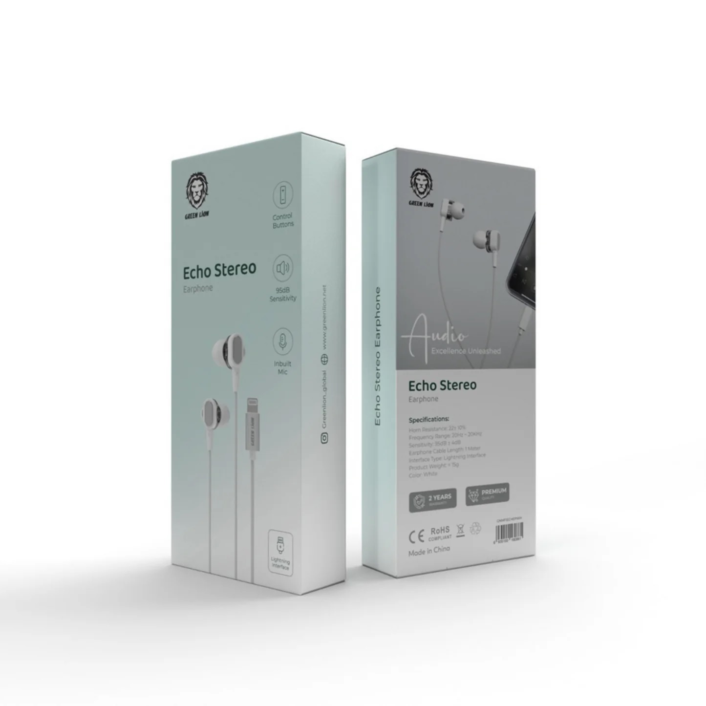 Green Lion Echo Stereo Earphones