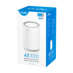 CUDY AX3000 Wi-Fi 6 Mesh 2.5G Solution (White) M3000(1-Pack) 1