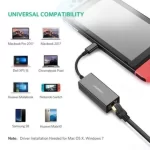 UGREEN USB-C to Gigabit Ethernet Adapter – RJ45,